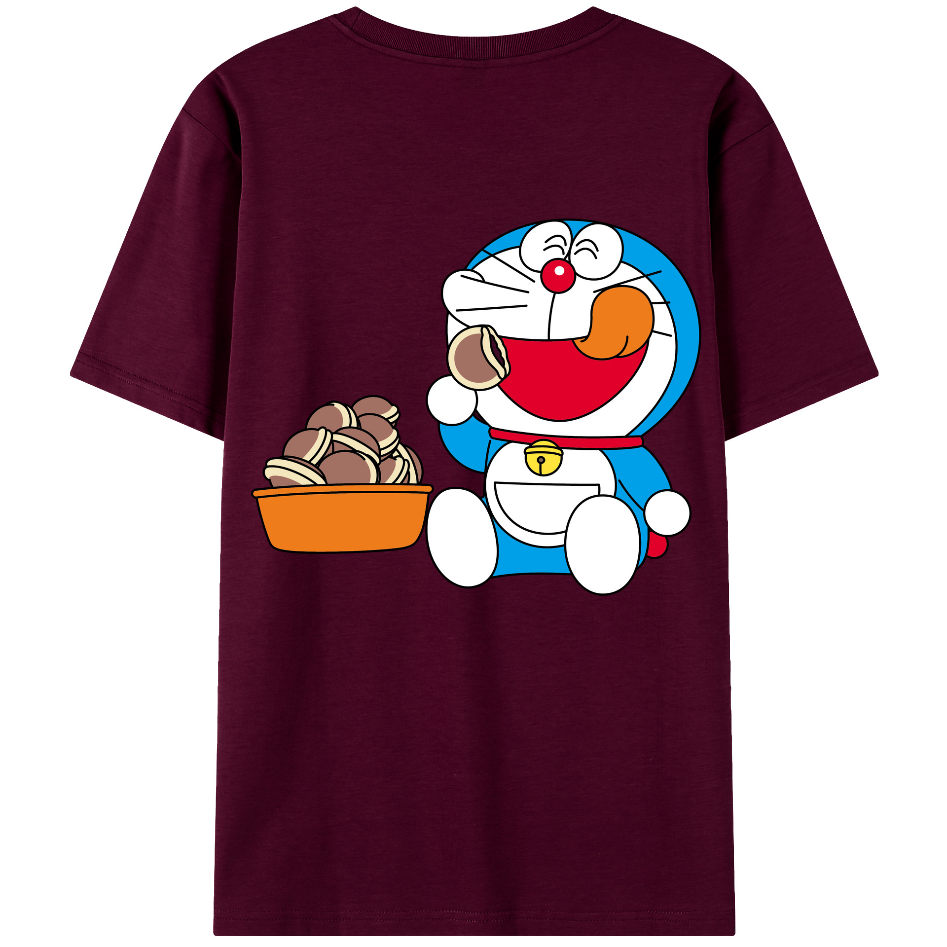 （画像用） ドラえもん Doraemon レディース半袖Tシャツ(バックプリント)
